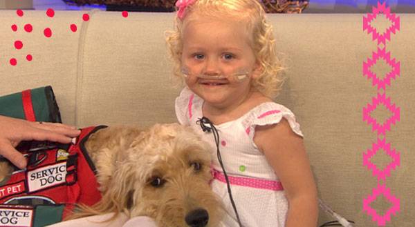 How a Little Girl’s Dog is Helping Her to Breathe